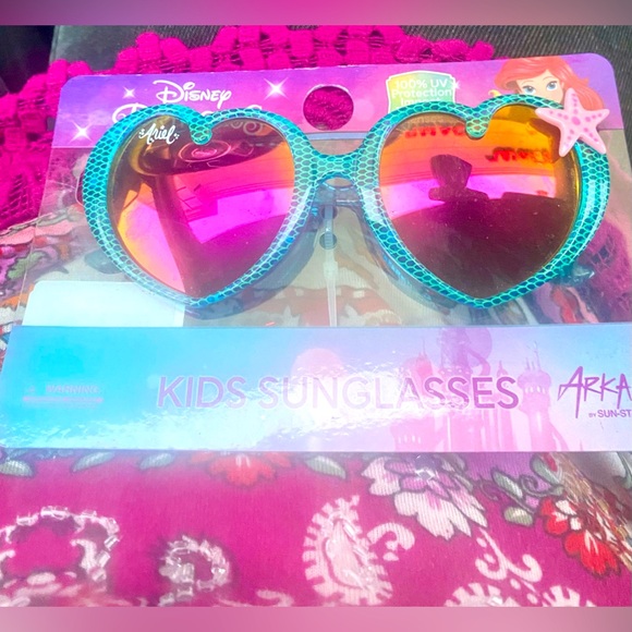 Disney NWT Princess Ariel Sunglasses in Original Packaging w 100% UV Pro… - Picture 3 of 6